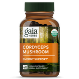 gaia Cordyceps Mushroom organic 40 capsules