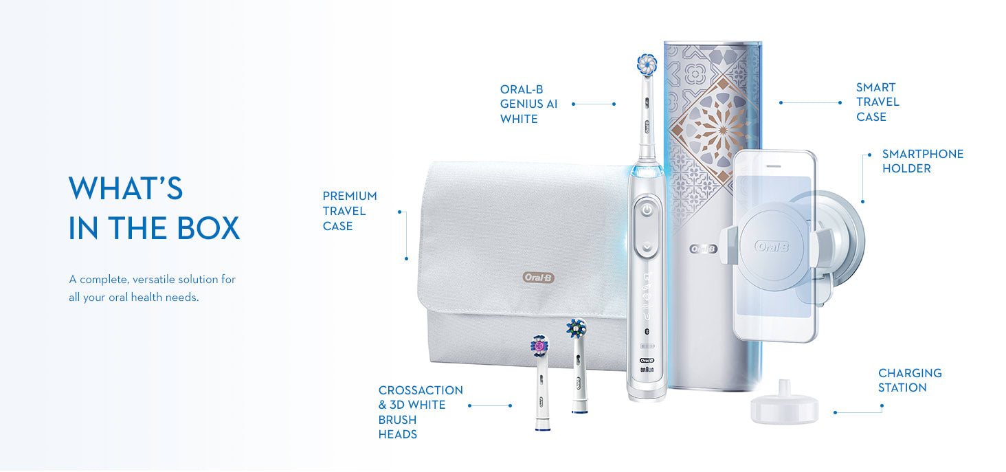 Oral B Genius AI Toothbrush 10000 White