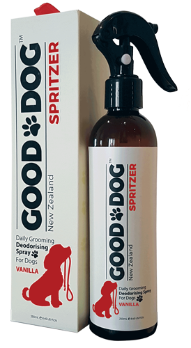 Good Dog Dedoriser Spritzer - Vanilla 250ml Dedoriser Spritzer,Dog Spritzer,Good Dog Dedoriser Spritzer,Good Dog Dedoriser Spritzer - Vanilla,issues,Natural Fragrance,Paraben Free,pritzer,SLS Free,Spritzer - Vanilla