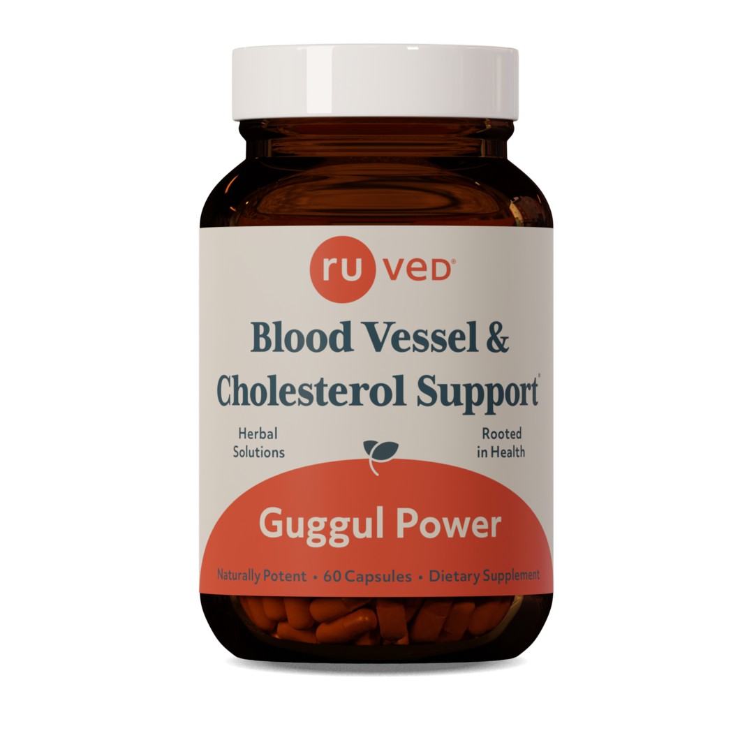 ru VeD  Blood Vessel and cholesterol support Guggul Power 60 capsules