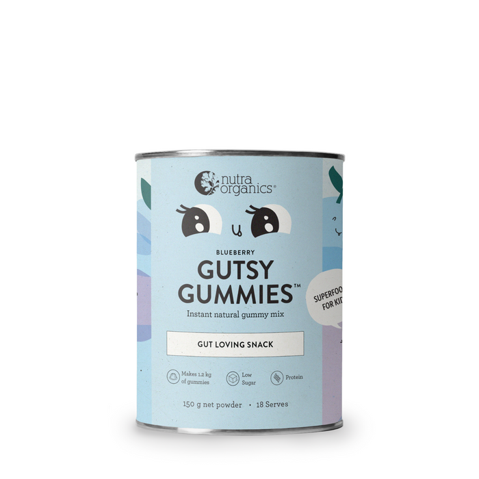 Nutra Organics Gutsy Gummies Blueberry 150 gm - DominionRoadPharmacy