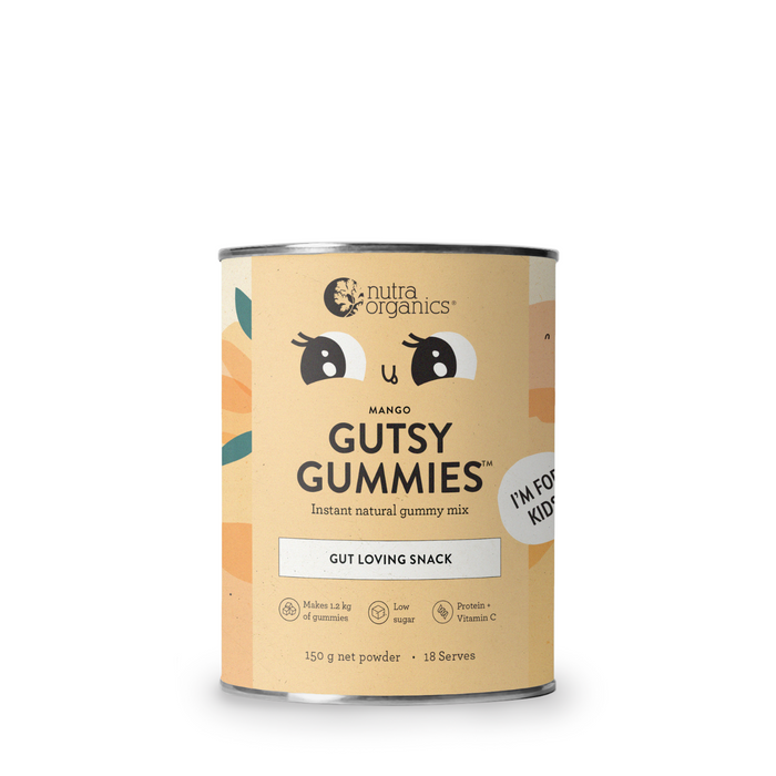 Nutra Organics Gutsy Gummies Mango 150 gm - DominionRoadPharmacy