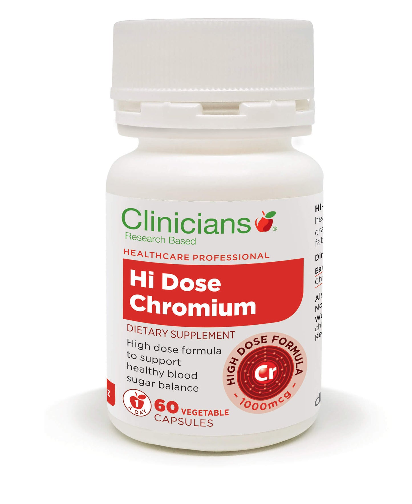 Clinicians Hi Dose Chromium Capsules 60 - Pakuranga Pharmacy