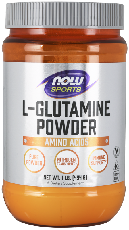 Now Sports L Glutamine Powder 454 gm