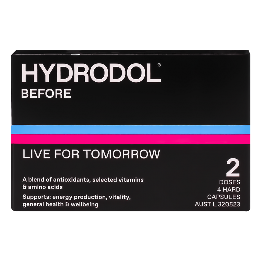 Hydrodol Before 2 doses &mdash; 4 Capsules