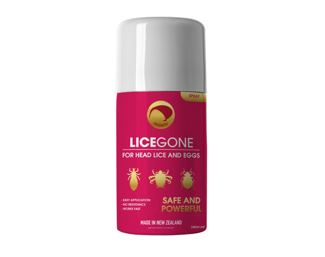 LICEGONE Spray For Head Lice and Eggs 240ml