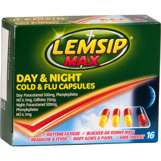 Lemsip Max Day &amp; Night Cold &amp; Flu Capsules