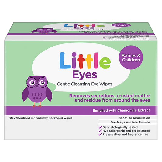 Little Eyes® gentle cleansing eye wipes 30