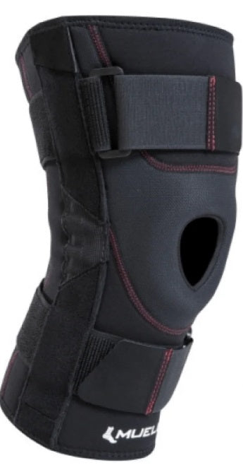 MUE5524 PREMIUM PATELLA STABILISER KNEE BRACE WITH ANATOMICALLY SHAPED BUTTRESS AND ALLOY COILED SPRINGS