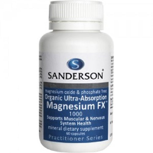 Sanderson Organic Ultra Magnesium FX 60 Tablets