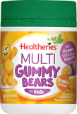 Healtheries Kids Multi Gummy Bears Tropical 60s