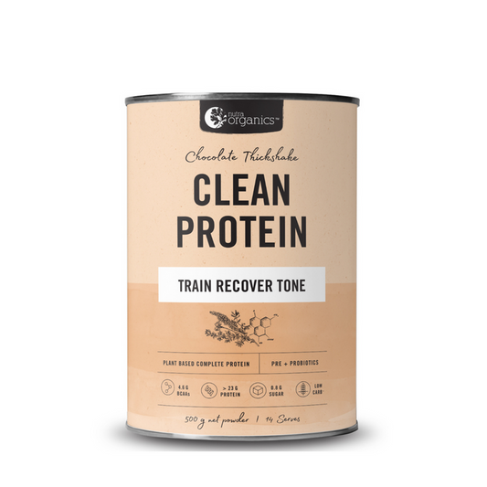 Nutra Organics Clean Protein Chocolate Thickshake 500 gm