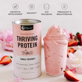 Nutra Organics Thriving Protein Strawberries + Cream 450 gm - DominionRoadPharmacy