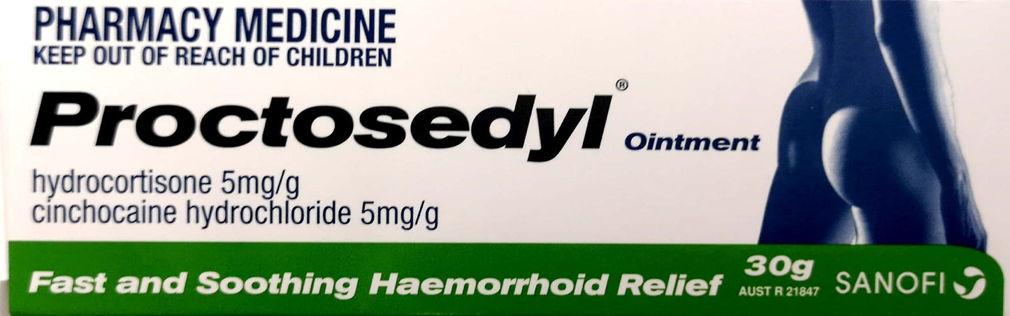 Proctosedyl Ointment 30g Pharmacy Medicine