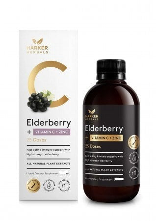 Harker Herbals Vitamin C + Elderberry 200ml
