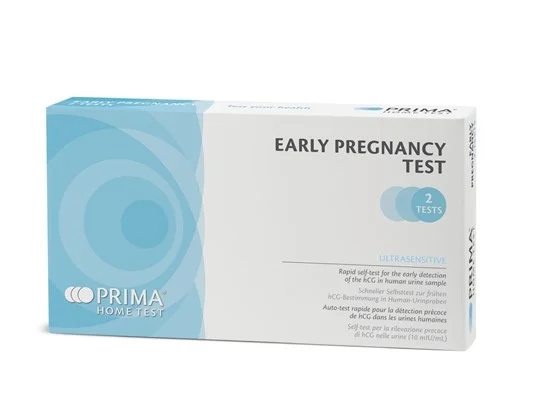 Prima Home Test Kit Early Pregnancy Detection – 2 Tests