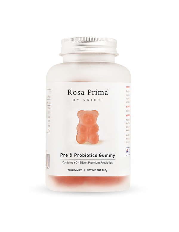 Rosa Prima’s Pre & Probiotics Gummy By UNICHI 60 Gummies