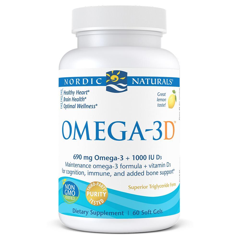 Nordic Naturals Omega-3D 60 softgels