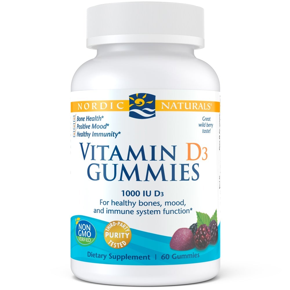 Nordic Naturals Vitamin D3 Gummies Wild berry 60
