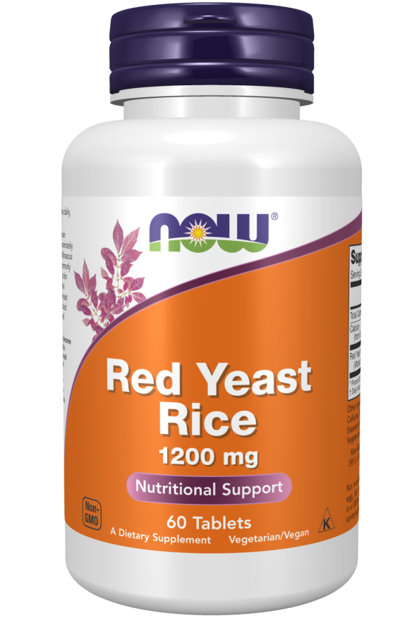 now Red Yeast Rice 1200 mg 60 Tablets issues,Now Products,Now supplements,Now Vitamins,yeast