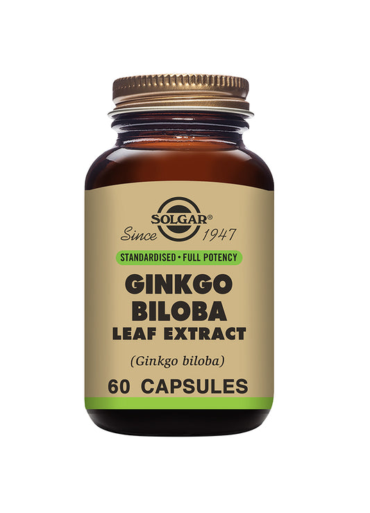 Solgar SFP GINKGO BILOBA LEAF EXTRACT 60 capsules