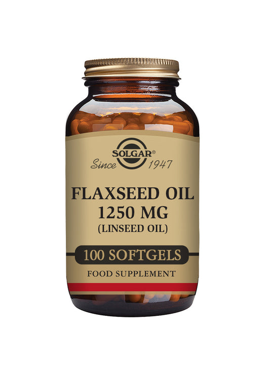 Solgar Flaxseed Oil 1250 mg 100 softgels