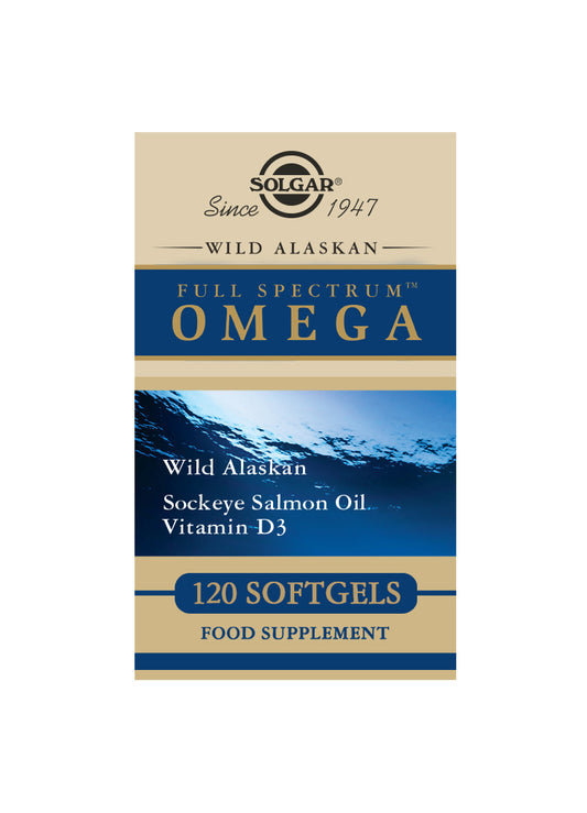 Solgar Wild Alaskan Full Spectrum Omega 120 softgels