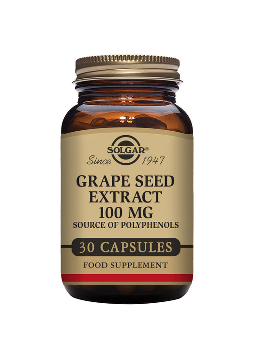 Solgar Grape Seed extract 30 mg vegetable capsules