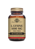 Solgar L-Lysine 1000mg 50 tablets