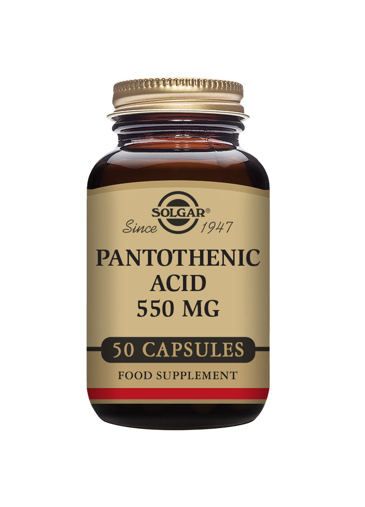 Solgar PANTOTHENIC ACID 550 mg 100 vegetable capsules