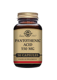 Solgar PANTOTHENIC ACID 550 mg 100 vegetable capsules