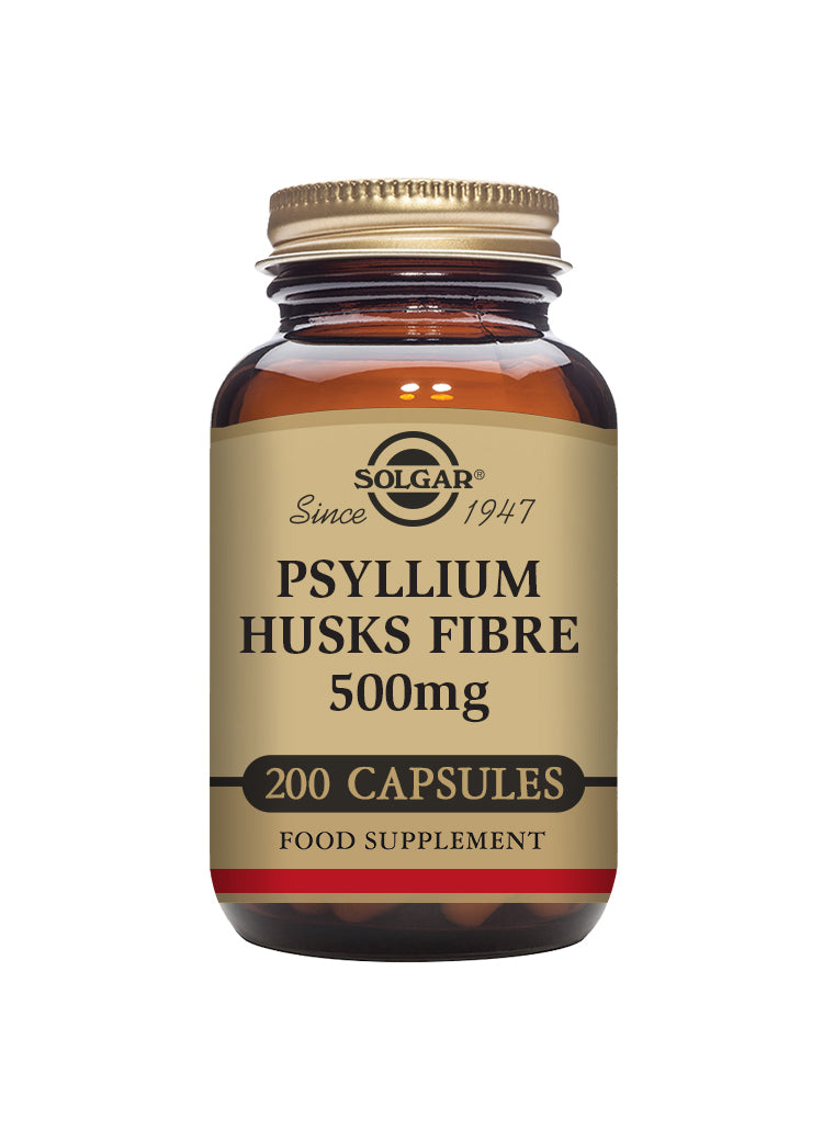 Solgar Psyllium Husks Fiber 500mg 200 capsules