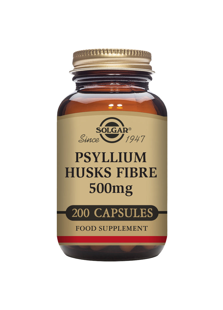 Solgar PSYLLIUM HUSKS FIBER 500 MG 200 capsules