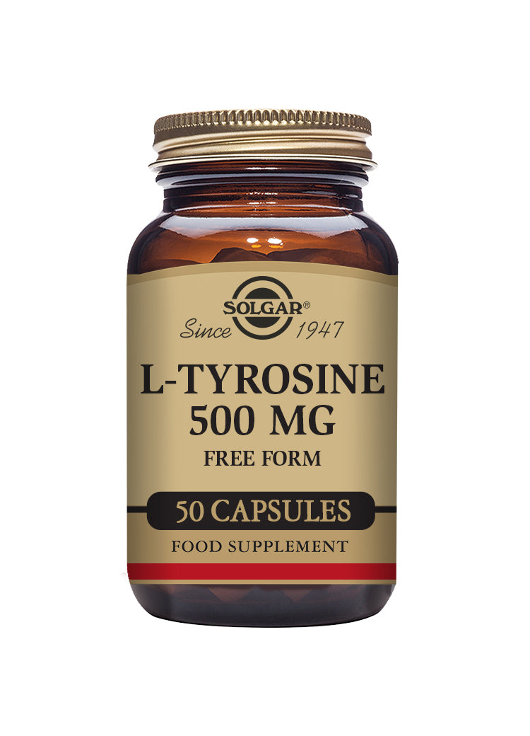 Solgar L-TYROSINE 500mg vegetable 50 capsules