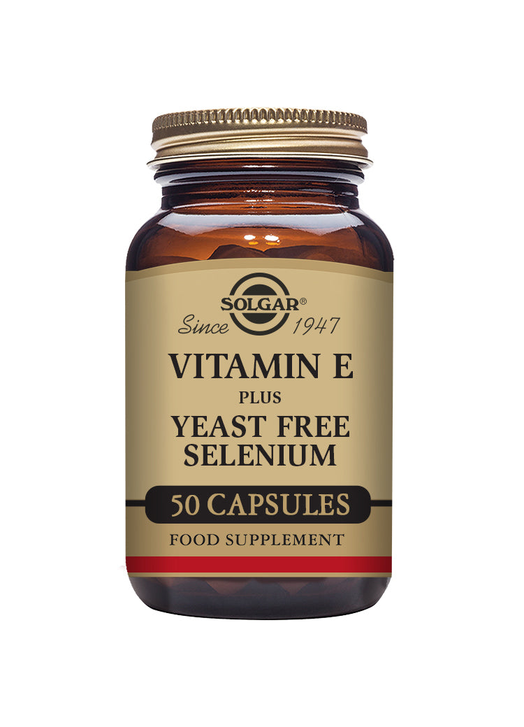 Solgar VITAMIN E with YEAST-FREE SELENIUM 50 capsules