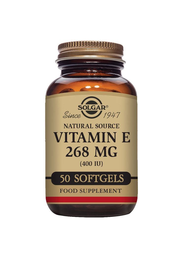 Solgar Vitamin E 268mg (400 IU) 50 softgels