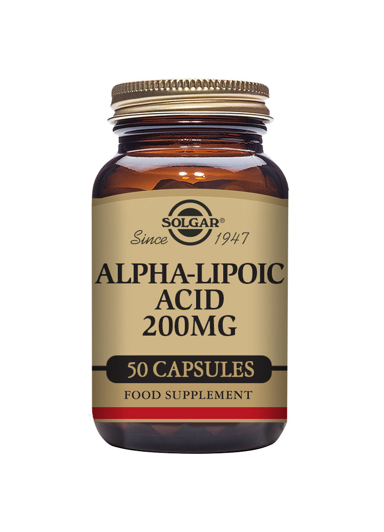 Solgar ALPHA LIPOIC ACID 200 MG 50 capsules