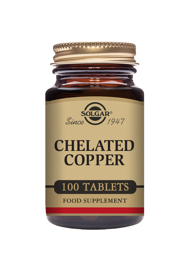 Solgar Chelated Copper 100 Tablets Antioxidants Energy Minerals Vitamins,cheated copper,chelated copper,copper,daily vitamins,issues,Multi vitamins,multivitamins,solgar,vitamins,vitamins and minerals,Vitamins and Supplements,vitamins minerals
