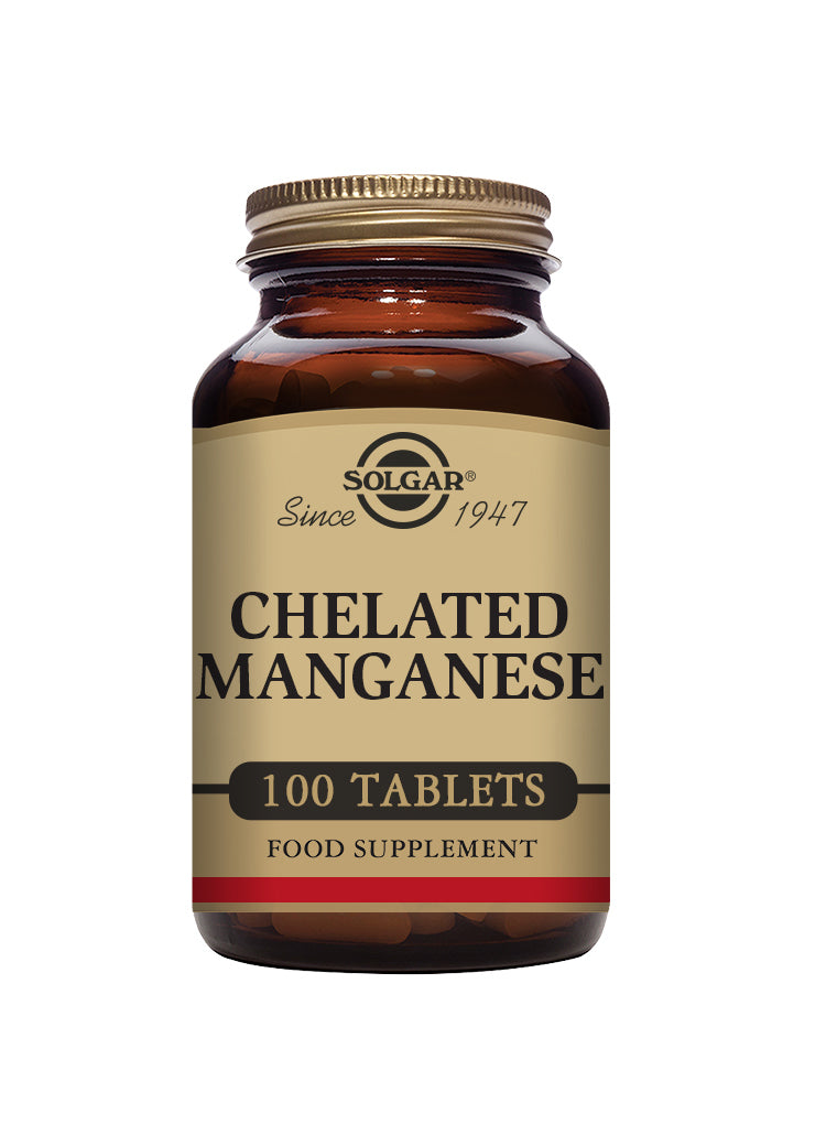 Solgar Chelated Manganese 100 tablets