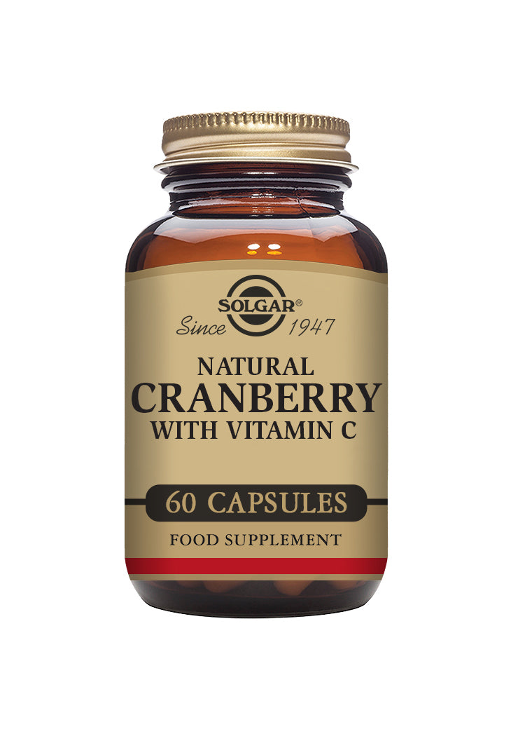 Solgar Natural Cranberry With Vitamin C 60 capsules