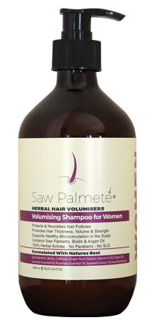 Saw Palmete Volumising Shampoo for Women, 480ml