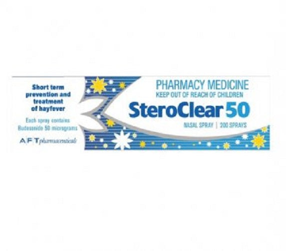 Steroclear 50 mcg Nasal Spray 200 Sprays Pharmacy Medicine