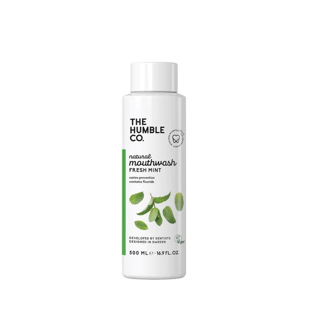 NATURAL FRESH MINT MOUTHWASH by The Humble Co Christmas gift,christmas sale,issues,NATURAL FRESH MINT MOUTHWASH by The Humble Co