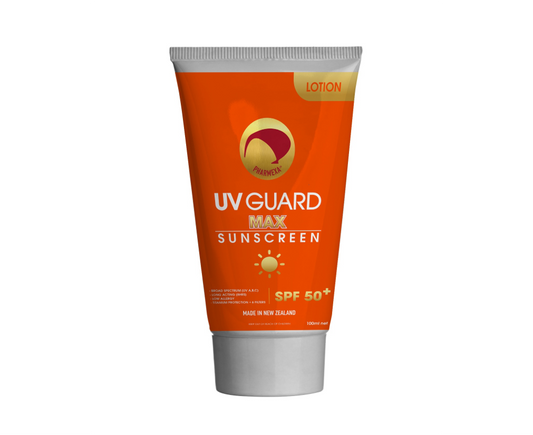 UV Guard MAX Sunscreen SPF 50+ 100ml Lotion.