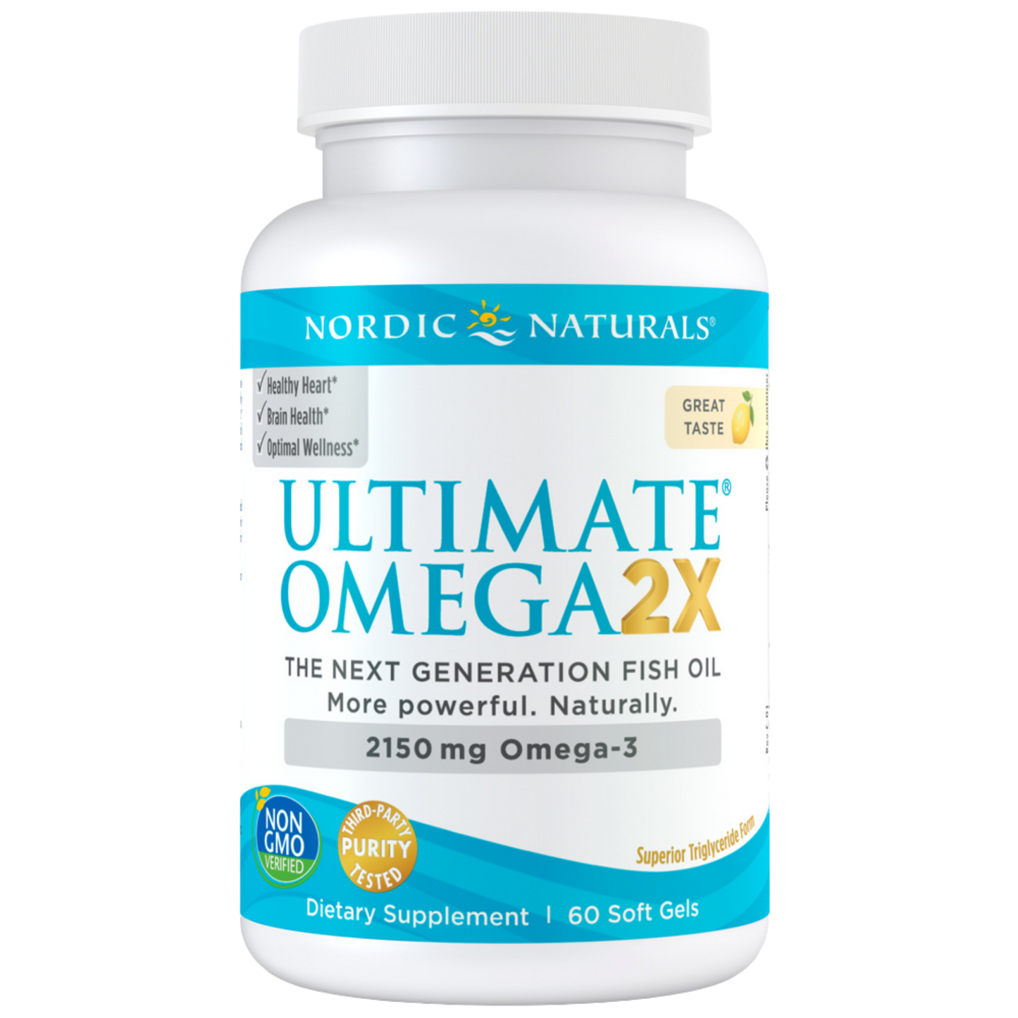 Nordic Naturals Ultimate Omega 2x  60 Soft Gels