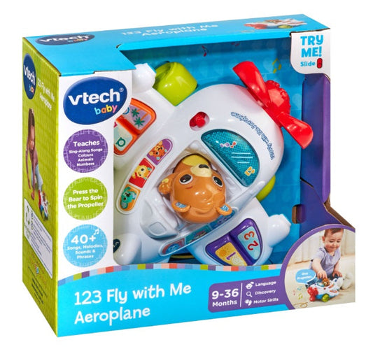 VTECH 1 2 3 FLY WITH ME AEROPLANE