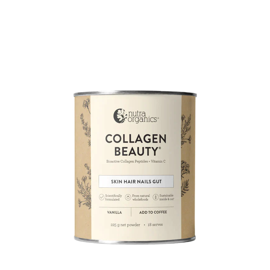 Nutra Organics Collagen For Coffee - Vanilla 225 gm