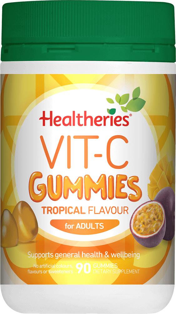 Healtheries Adult Vit C Gummies Tropical 90s