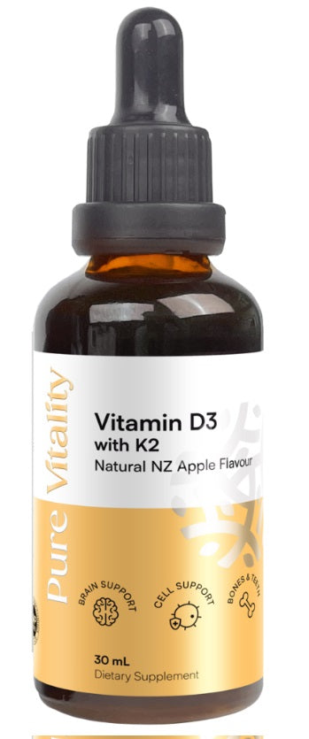 Pure Vitality Vitamin D3 with K2 Drops 30ml