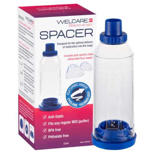 Welcare Breatheasy Spacer - DominionRoadPharmacy